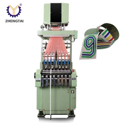 China Zhengtai elastic and non-elastic jacquard webbing electronic jacquard loom machine for fabric belts for sale