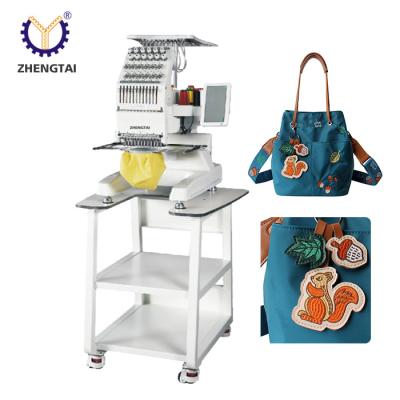 China New 12/15 Flat Embroidery/logos/3D Embroidery Zhengtai Clothing Machinery Single/2/3/4/5/6/12 Colors Heads Embroidery Machine for sale