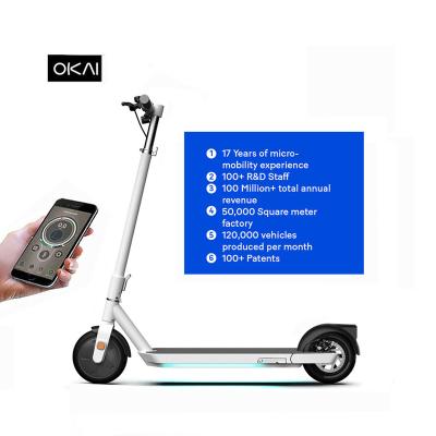 China 1' Quick Fold Dual Brake LCD Show US/EU/UK Warehouse In Low Price Mini Running Electric Scooter Skuter Phone App For Adult E Drift Scooter for sale