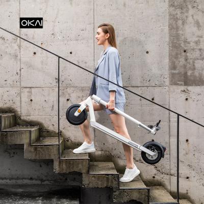 China 1' Quick Fold Double Brake LCD Display New OKAI 2022 Scooter Long Range 35-50km Electric Scooter 36V Electric Scooter for sale