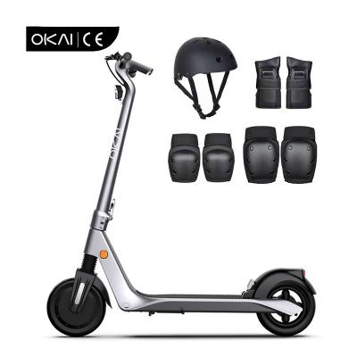 China 3' Fold Quick Brake 3 Dual Riding Modes 2021 Hot Selling ES500 OKAI Best 350W/600W 36V/7.8Ah 25Km/h Foldable Electric Scooters for sale