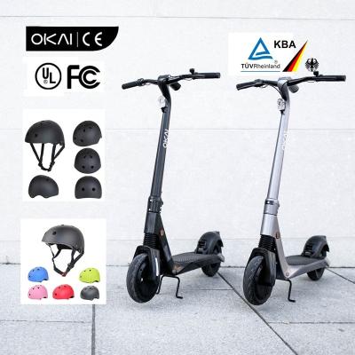 China 3' Fast Folding Brake 3 Modes 2021 US Warehouse DROPSHIP OKAI ES500 Trend 30Km Off Road Riding Electric Scooter New New for sale