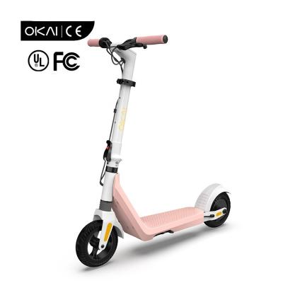 China US EU Warehouse 2021 Carbon Steel Best Sale OKAI ES50 250W 36V5.2Ah Safe Ride Kids Electric Scooter for sale