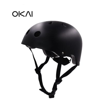 China 2021 OKAI ABS Cheap Wholesale Kid Skateboard Ray Ski Cycling Sports Helmet for sale