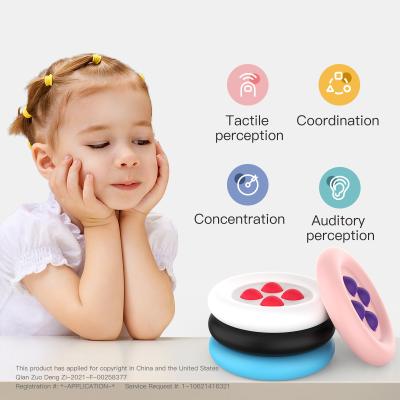 China Squishy Sensory Toy Set Anti-Anxiety Toy Round Sterss Relief Spinning Squeeze Bubble Silicone Funny Puzzle For Gift for sale