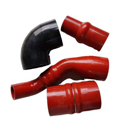 China High Temperature Resistance High Temperature And Pressure Resistance Extruded Silicone Corrugating Reinforced Straight Cooling Tube for sale