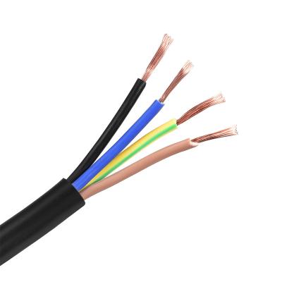 China RVV Heating Cable 3X1.5 3X2.5 3X3.5mm Flexible Rubber Wires 300V Silicone Fiberglass Braiding Cable Rubber Copper for sale