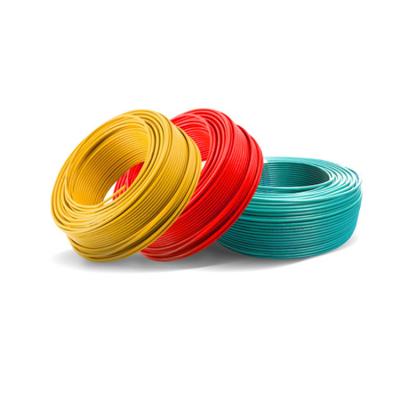 China Heater bv/bvr 1.5mm 2.5mm 4mm PVC insulation electrical copper coated wire house wiring automotive cable building electrical wires for sale