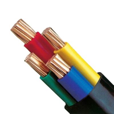 China Underground PVC Insulated PVC Sheathed Power Cable VV22 3+1 Core 4-400mm for sale