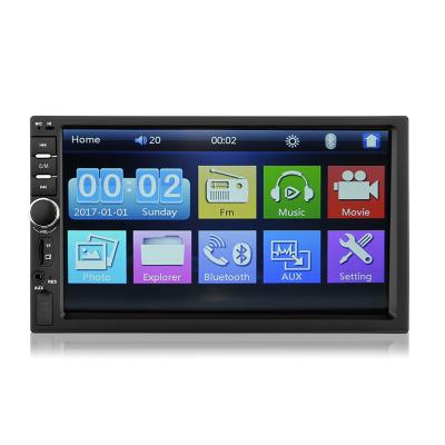 China Build-in GPS Factory Price Best Quality 2 Din 7 Inch BT FM Stereo Audio Player Autoradio MP5 Car Radio Multimedia for sale