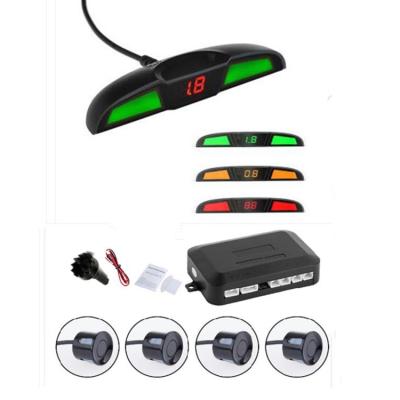 China Waterproof Remote Car Digital Display Color LED Alarm Detectors Rear Bibi Sound and Human Voice Optional for sale