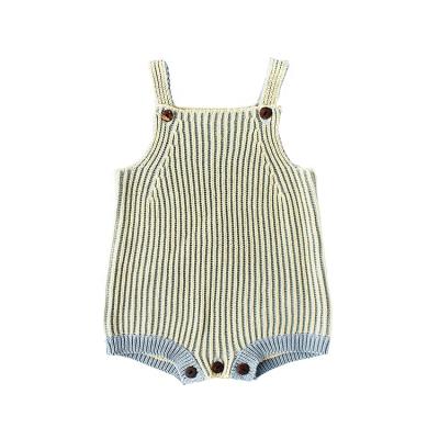 China Autumn Kids Girls Wool Sleeveless Sweater Knitted Baby Romper for sale