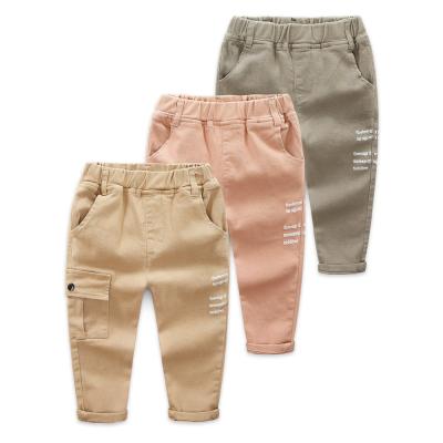 China Cargo Pants Boys Wearing Harem Long Pants Fashion Style Canvas Breeches Girls Knickers Kids Gaiters For Kids for sale