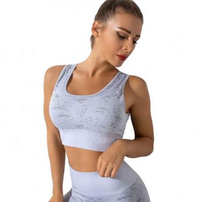 China Breathable Ladies Running Seamless Sports Fitness Quick-drying Top Bra for sale