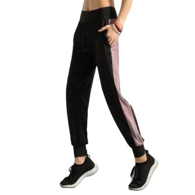 China Breathable Women Loose Sport Summer Satin Cargo Pants Casual Joggers Streetwear for sale