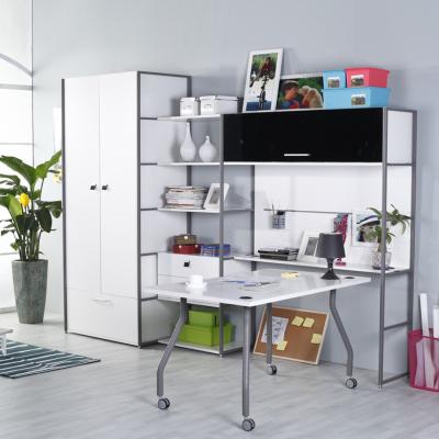 China Storage Bedroom Wardrobe Steel Frame File Cabinet Locker Wall Cabinet Computer Desk Computer Desk for sale