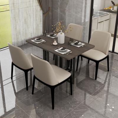 China Small folding foldable function dining table place table dining chair combination saves dining space for sale