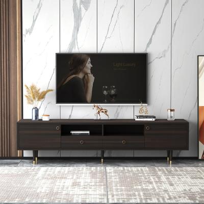 China Other Wholesale Nordic Modern Solid Wood TV Stand Cabinet With Showcase for sale