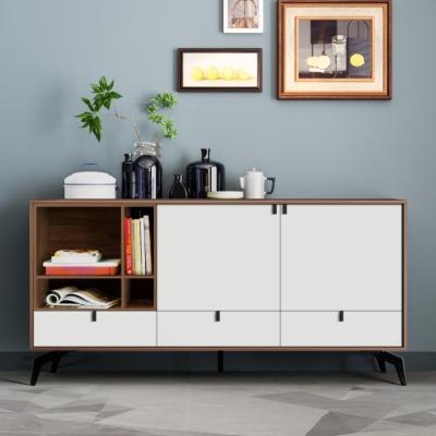 China Modern Nordic style buffet dining room kitchen buffet living room wooden locker for sale