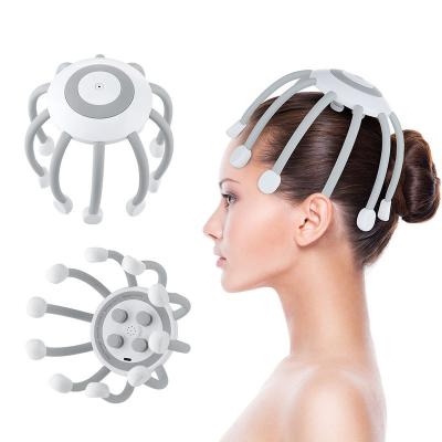 China Commercial Hot Selling Electric Scalp Massager For Head Hair Stimulation Relaxation and Blood Circulation TMS spider head massager for sale