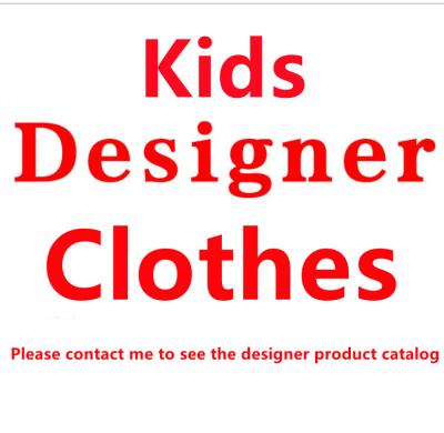 China Designer Girls Casual Hot High Quality Famous Brand Luxury Children Clothing Coats Original Jackets Dresses Boys GG Clothing Set for sale