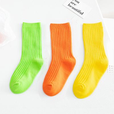 China Wholesale new QUICK DRY solid color Japanese trending stacked children autumn winter slouch socks for sale