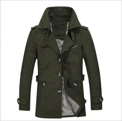 China Men's Casual Spring Jacket Mid Length Jacket Coat Fashion Slim Top Waterproof for sale