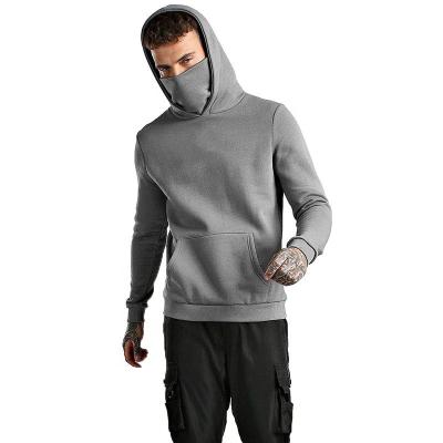 China Dropshipping OEM Embroidery Cotton Streetwear Sweater Facemask Breathable Warm Men Mask Logo Plus Size Men Hoodies and Sweatshirts Custom Made for sale