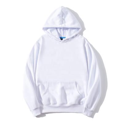 China Fashion Breathable High Quality White Hoodie Oversized Men Clothes Custom Logo Anime Print Embroidery Men's Hoodies Sweatshirt for sale