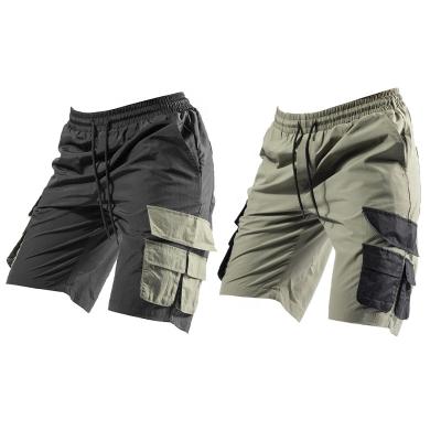 China Breathable Private Label Mens Gym Shorts Hip Hop Shorts Multi-pocket 100% Elastic Nylon Cargo Utility Shorts for sale