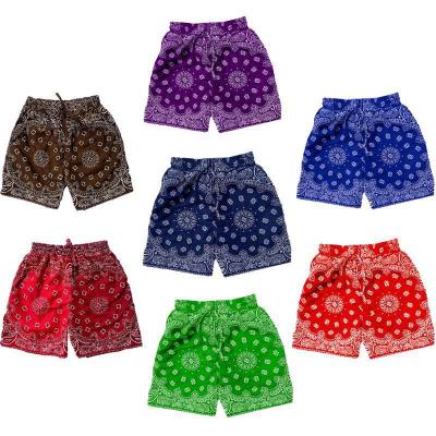 China Summer QUICK DRY Casual Elastic Waist Basketball Bandana Shorts High Street Running Shorts for sale