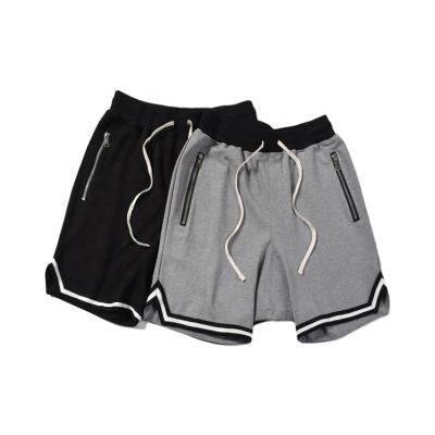 China Breathable Elastic Waist Drawstring Fitness Short Gyms Slim Sports Panties Men Zipper Pocket Summer Shorts New Men's Shorts for sale