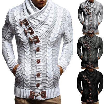 China Viable Customize Thick Sweater Cardigan Sweater Mens Sweater Men's Sweater Coat Male Wear Cotton Sweater for sale