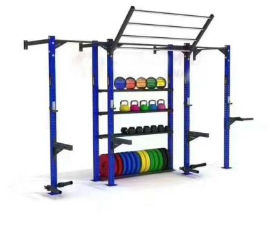 China Factory Price Steel Wall Mounted Crossfit Rig And Power Rack For Gym Equipment for sale