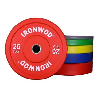 China Rubber Stainless Steel Plates and Ring Weight Lifting Barbell Bumper for sale