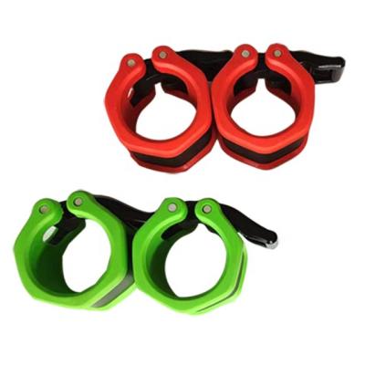 China Bodybuilding 25mm Powerlifting Clips Barbell Collars Durable Fashionable Colorful 50mm Bar Locking Quick Release Clamp for sale