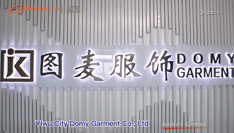 Verified China supplier - Yiwu City Domy Garment Co., Ltd.