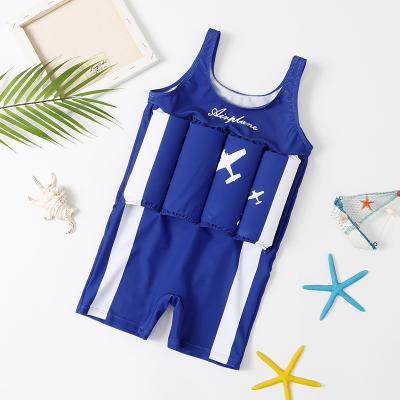 China 2022 Anti-wrinkle Anti-wrinkle Children's Toddler Boy Girl Baby One-Piece Swimwear Floating Swimsuit for sale