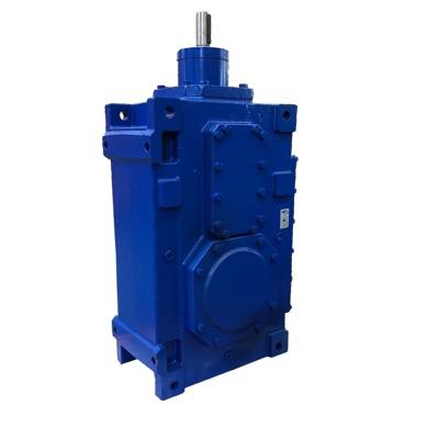 China Construction worksÂ   HB Series Vertical Gear Reduction Helical Gearbox With Shaft for sale