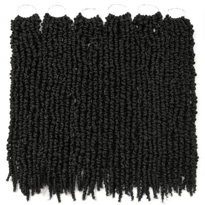 China Synthetic Crochet Braids Passion Pre-twisted 20 Inch Pre-twisted Crochet Hair Extension 12 Strands /Pack Pre-looped Synthetic Crochet Braids for sale