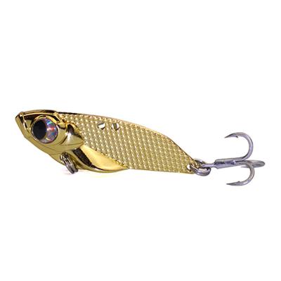 China Durable Wholesale Sea Bass Bait Zinc Alloy Vib Lure Metal Cast Long Submerged Fishing Lure for sale