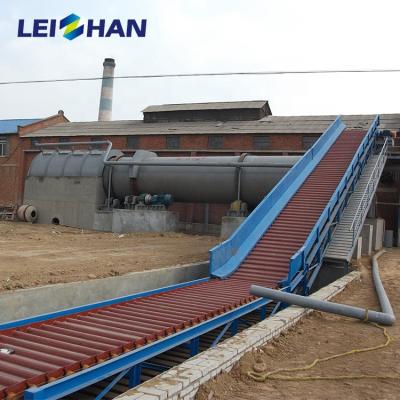 China High Capacity Waste Paper Belt Conveyor Heat Resistant Feeding Chain Conveyor for sale