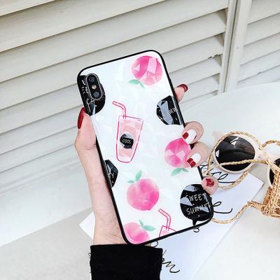 China Full color cute phone case for iphone X desingers phone case for iphone xr giirl black phone case for sale