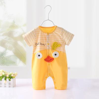 China Custom 100% Cotton One Piece Bodysuits Baby Clothes Infant Overalls Newborn Baby Clothing Rompers Unisex For Girls for sale