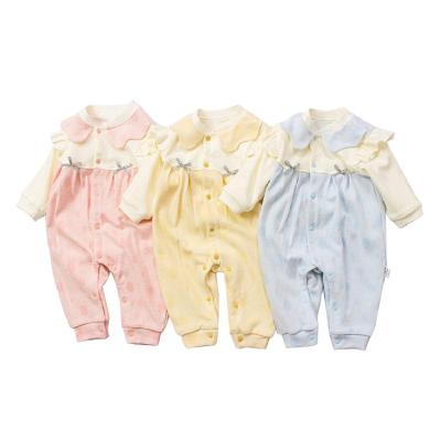 China 100% Cotton Boutique Babies Rompers Autumn Long Sleeve Newborn Clothes Infant Baby Clothes Overalls 100% Cotton for sale