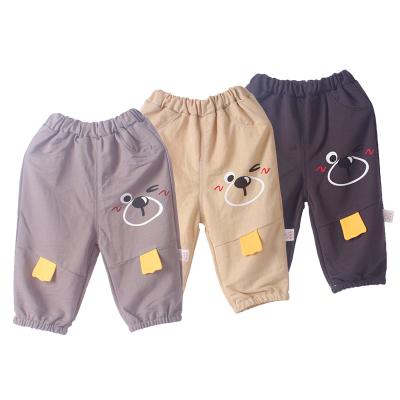 China Anti-wrinkle All-match Cartoons Pants Kids Leisure Summer Spring Kid Boy Pants Sports Knitting Casual Pants for sale