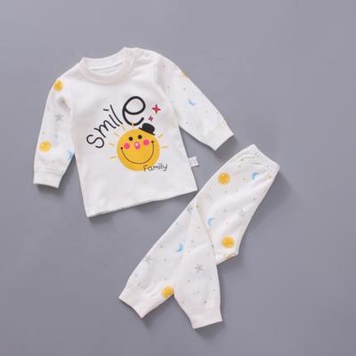 China High Quality Anti-Shrink Two-piece Casual Sleep Baby Pajamas Sleepwear Cotton Baby Sleepwear Set Set for sale