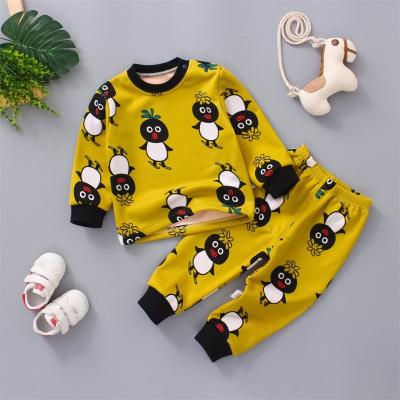 China Wholesale Casual Turtle Neck Jumpsuit Cardboard Boy Clothing Baby Printed Cotton Baby Girls Cotton Romper for sale