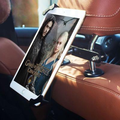 China Flexible Multi-angle Display Car Backseat Holder Android Tablet PC Bus Taxi Headrest Mount Car Advertising Holder for Ipad 7-10.1