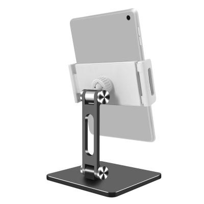 China FREE SAMPLE Universal Aluminum Adjustable Clamp Holder Desktop Tablet Stand Android Tablet Holder Stand for sale